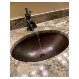 $207 Simply Copper 19.5X16 Rustic Copper Sink