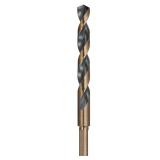 1/2 in. Black & Gold Twist Drill Bit