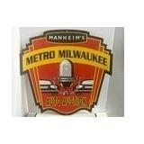 Metro Milwaukee Auto Auction Tin Sign