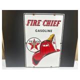 Original Fire Chief Gasoline Sign