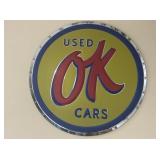 Stainless Steel Used Ok Cars Sign