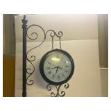 Home Accents Black Rod Iron Clock Stand