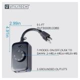 Utilitech 2 Outlet Countdown Analog Lighting Timer