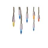 150-Multicolor LED Plug-In Christmas Icicle Lights