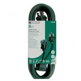 3 Prong Green Outdoor Extension Power Cord