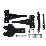 National Hardware 8-in Black Gate hardware kit
