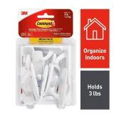20 -Pack White Adhesive Storage/Utility hook
