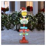 49.61-in Freestanding Lamp post Yard decoration