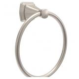 Brushed Nickel Wall mount Single Towel Ring