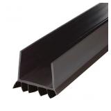 Brown Cinch Slide-on Vinyl Door Weatherstrip