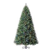 9-ft Greensboro Pre-lit Artificial Christmas Tree