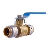 1/2-in Push-to-connect Brass Ball Valve