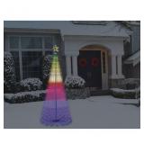 84-in Freestanding Christmas tree Yard decoration