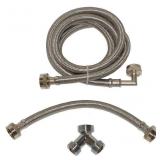 Outlet Braided ss Steam dryer installation kit