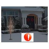 7ft LED Twinkling Branch Christmas Tree Decoration