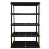 5 Tier Heavy Duty Plastic Utility shelving unit
