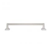 18-in Brushed Nickel Wall mount Single Towel Bar