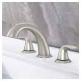 2-handle Handle Bathroom Sink Faucet/Drain