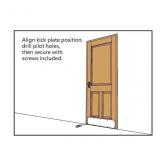 Wooden and SS Kick Plates for Doors