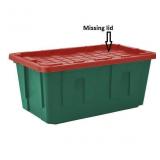 40Gallons160Quarts Green Heavy Duty Stackable Tote