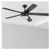 52-in LED Ceiling Fan With Light 5 -Blade