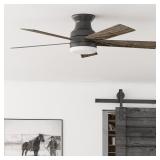 52-in Color-Changing LED Flush Mount Ceiling Fan