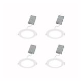 6-in Round Dimmable LED  Downlight 4 -Pack