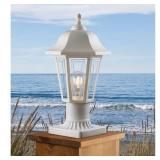 14.5 White Traditional Outdoor Light post lantern