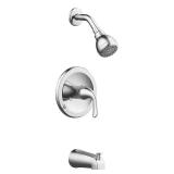 1-handle 2.75-in Round Bathtub and shower Faucet