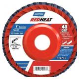 Norton Redheat 7-in Ceramic 40 -Grit Flap disc