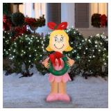 4-ft Lighted Dr. Seuss Merry Christmas Inflatable