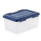4.75Gallons19 -Quarts Stackable Tote /Latching Lid