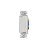 15-amp 3-way Rocker Light Switch , White 5 -Pack