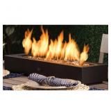 Steel Rectangle Portable Liquid propane Fire pit