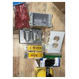Box of electrical items