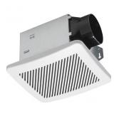 100-CFM White Bathroom Fan with Humidity Sensor