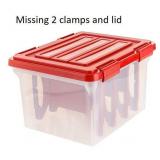 Clear String Light Storage Container