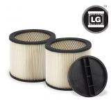 2 Pack Large Wet/Dry Shop Vacuum Cartridge filter