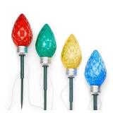 Sparkle Jumbo Light Bulb Pathway Markers