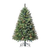 5-ft Greensboro Pre-lit Artificial Christmas Tree