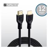 Utilitech 4k HDMI to HDMI 12-ft Black