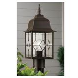 17-in Traditional Outdoor Light post lantern