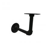 7.56in L x 3.35in W x 5.75in D Black Shelf bracket