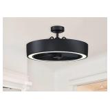 26in LED Fandelier Ceiling Fan/Light/Remote/5Blade