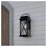1Light 17.88-in H Hardwired Outdoor Wall Light