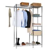 Style Selections Chrome Steel Clothing rack