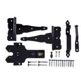 National Hardware 8-in Black Gate hardware kit