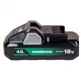 Metabo HPT18 Volt 1Pack Lithium-ion (4 Ah Battery)