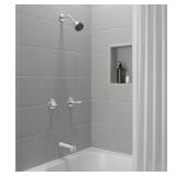 2-handle 3-in Round Bathtub /shower Faucet /Valve