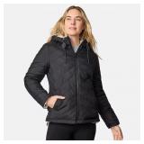 Women's Hooded Reversible jacket ( M )